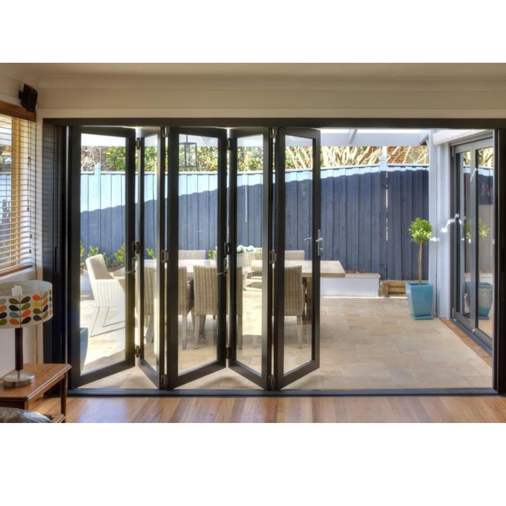 Warren 24foot BiFold Door Custom Accordion Sliding Glass Door Interio