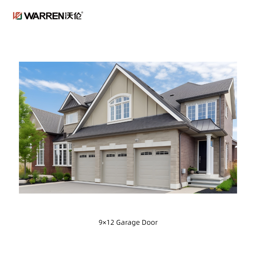 Warren 9x12 Fold Up Glass Garage Doors With Glass Windows for Home