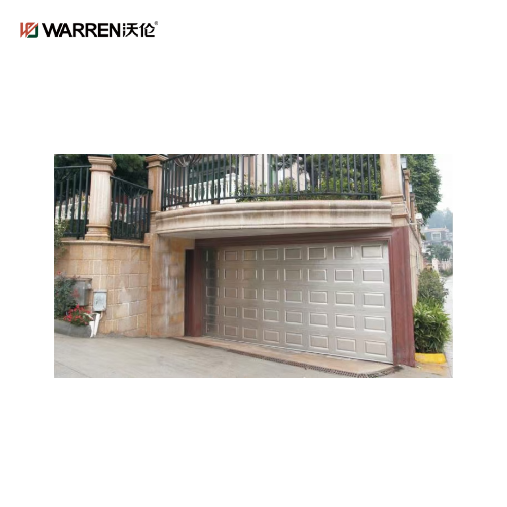 Warren 10x18 Garage Door Shutter Automatic With Window Glass