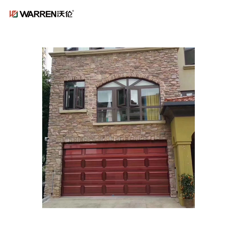 Warren 8x10 Black Garage Entry Door Glass Roller Door