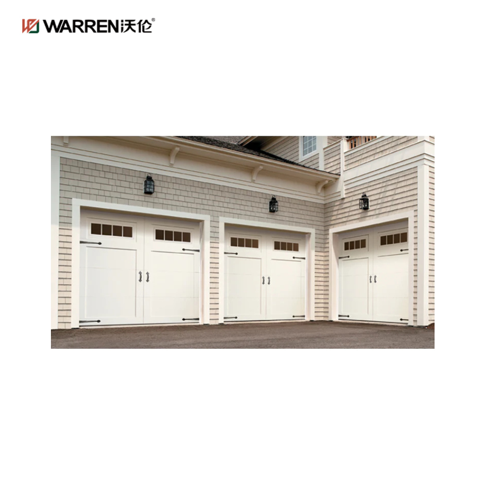 Warren 8x14 One Way Glass Garage Door With Double Glazed Garage Door