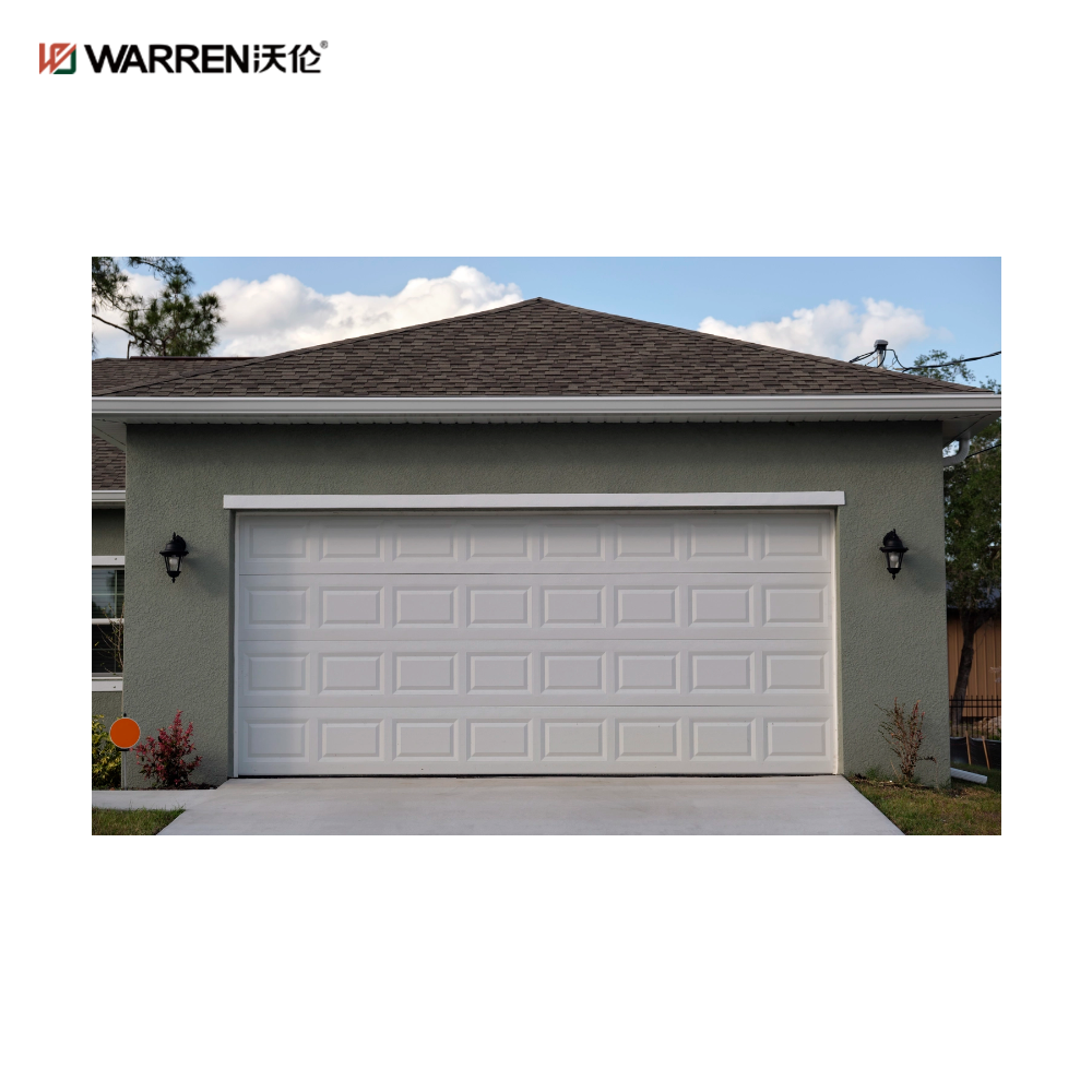 Warren 8x14 One Way Glass Garage Door With Double Glazed Garage Door