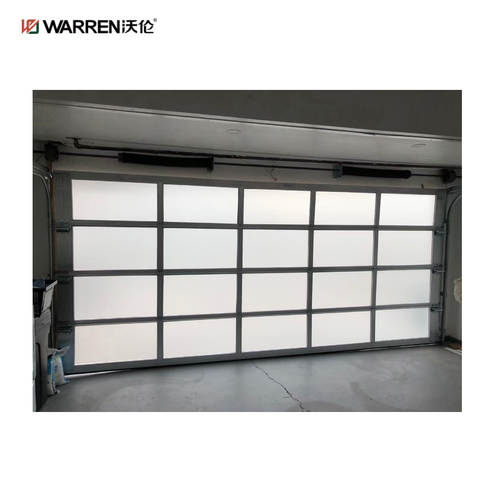 Warren 7x12 Rolling Glass Garage Door Exterior Door for House