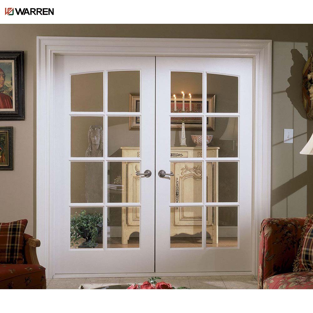 Warren 60x80 French Doors With Built In Blinds With Modern Interior  Doors