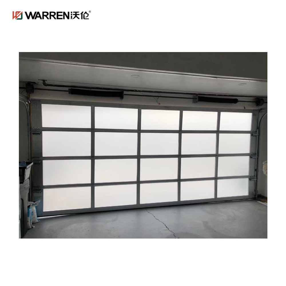 Warren 7x10 White Garage Door With Black Accents for Home