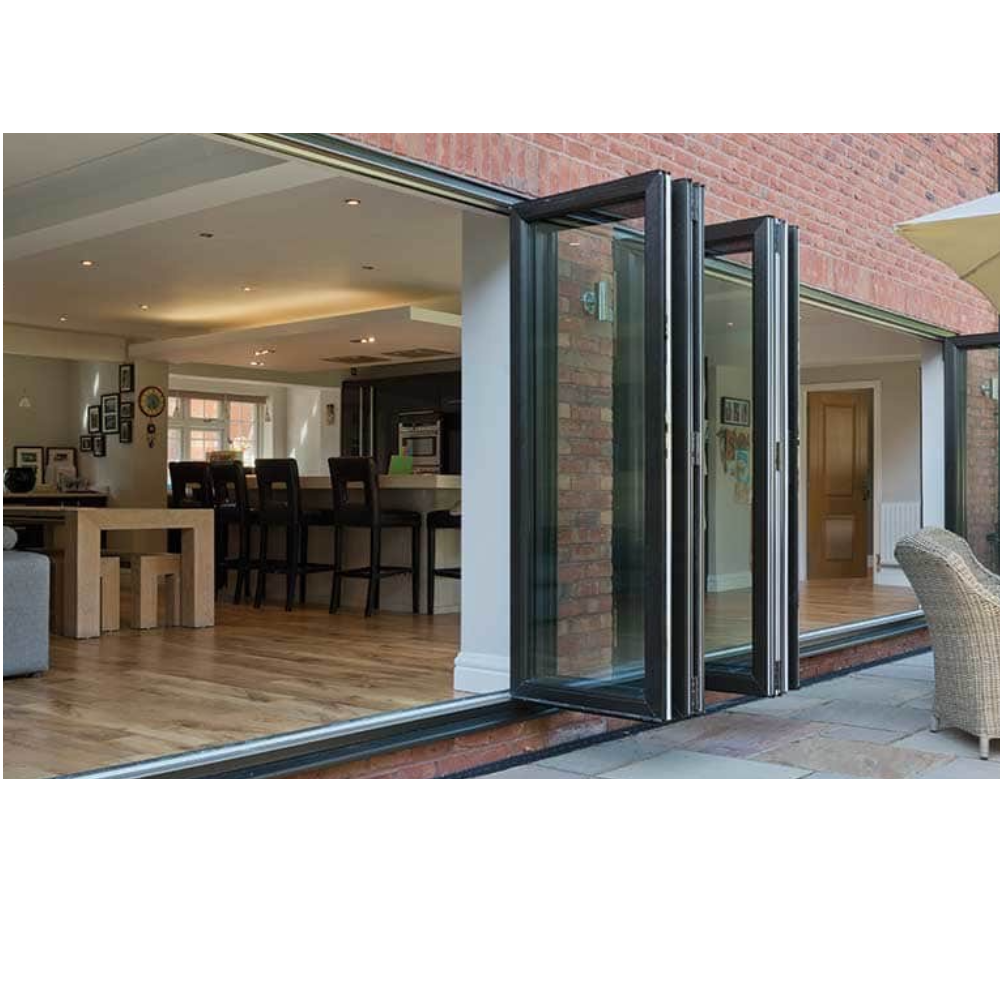 Warren 13foot Bi-Fold Door Folding Patio Doors With Glass In stock Interior Bi-Fold Doors