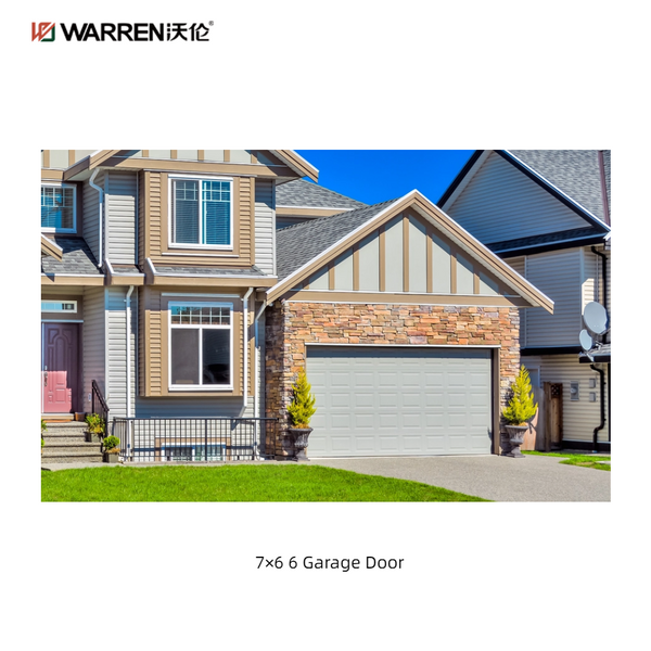 Warren 7x6 6 Double Garage Aluminium Doors With Windows for Home