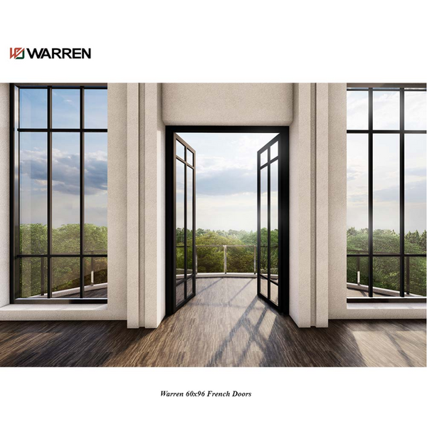 Warren 60x96 Interior French Doors With Double Doors Interior Glass