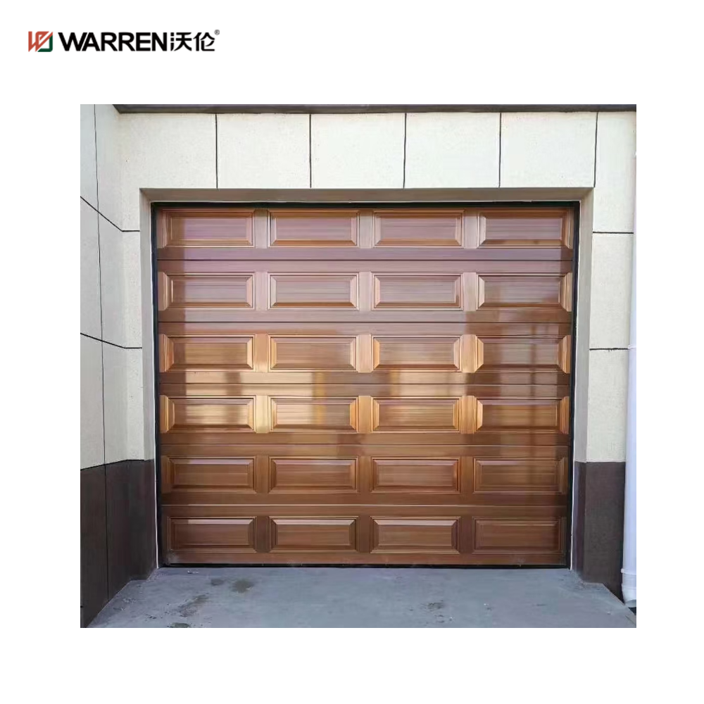 Warren 9x10 Automatic Bifold Garage Door With Windows for Home