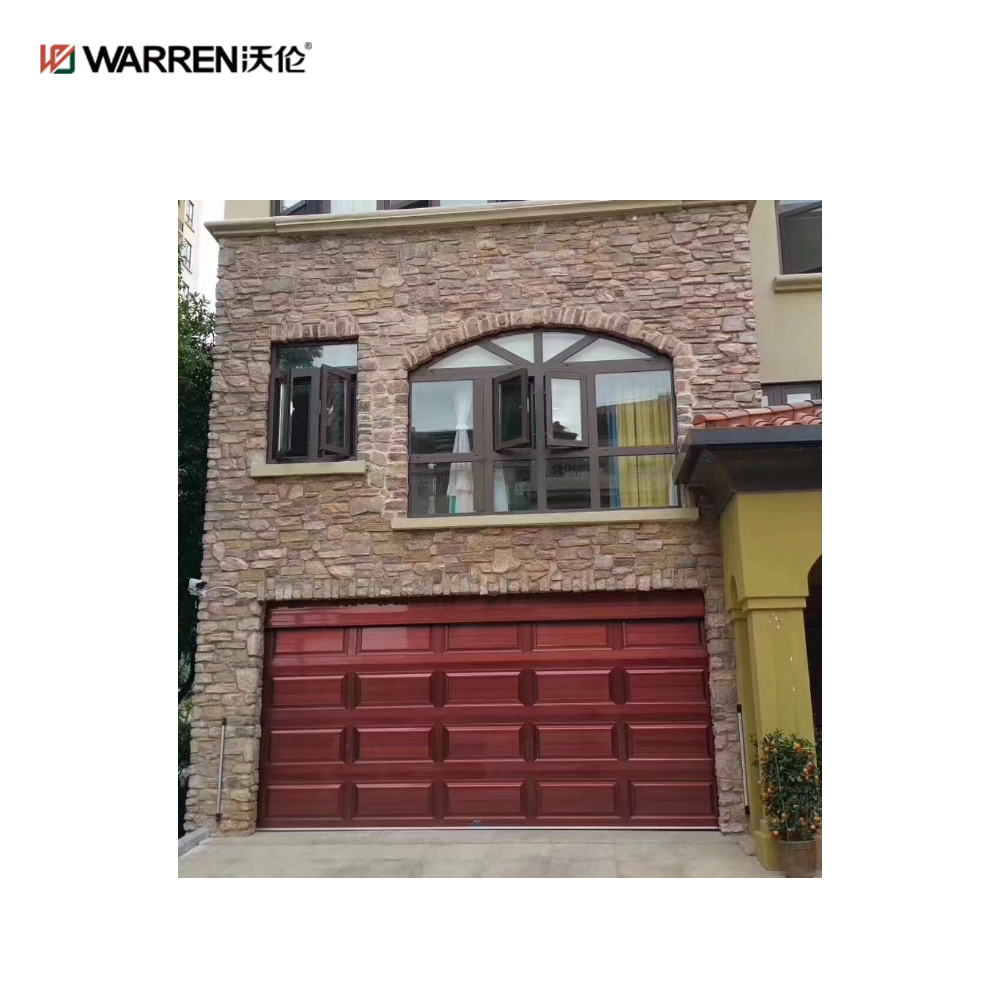 Warren 9x8 Automatic Garage Door With Windows for House