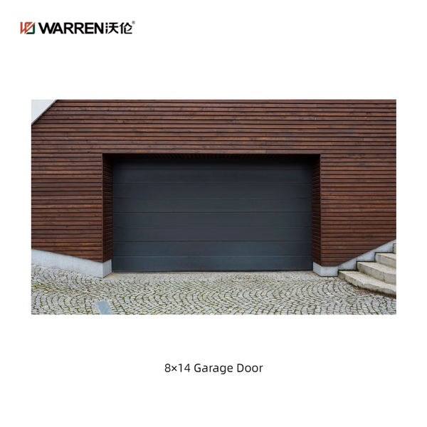 Warren 8x14 One Way Glass Garage Door With Double Glazed Garage Door