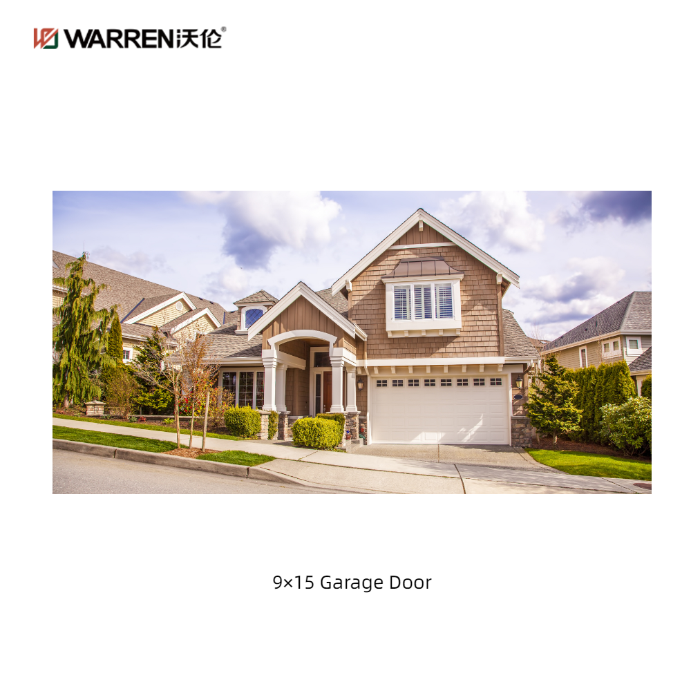 Warren 9x15 Glass Aluminium Garage Doors Exterior Door for Sale