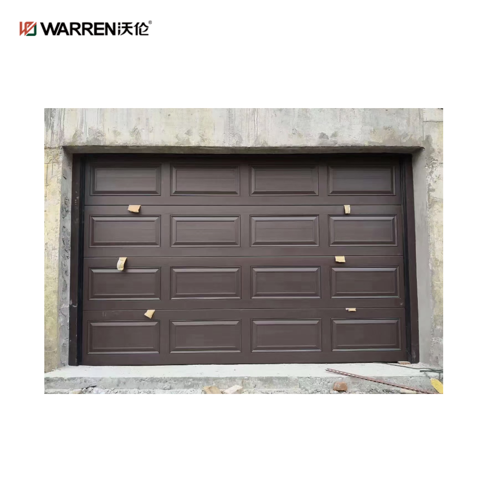 Warren 8x10 Black Garage Entry Door Glass Roller Door