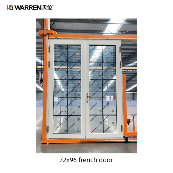 Warren 72x96 Modern Interior French Doors Double French Doors Internal