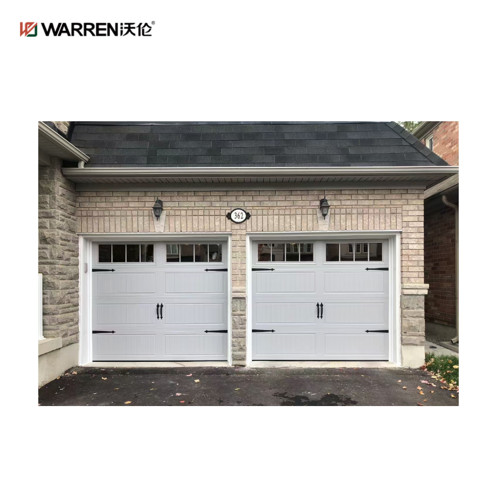 Warren 8x10 Black Garage Entry Door Glass Roller Door