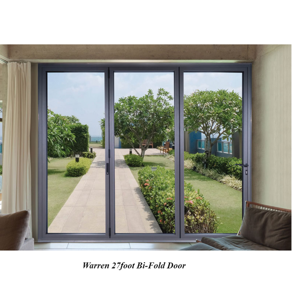 Warren 27foot Bi-Fold Door Accordion Patio Door Internal Doors With Glass