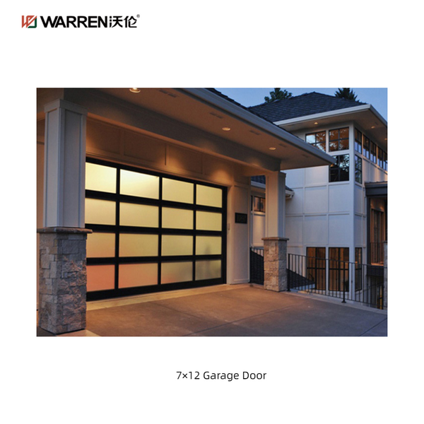 Warren 7x12 Rolling Glass Garage Door Exterior Door for House