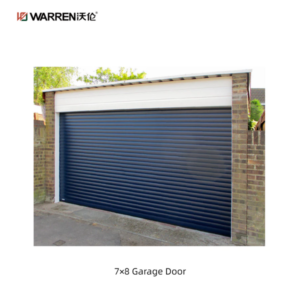 Warren 7x8 White Garage Door With Windows Automatic Door for Garage