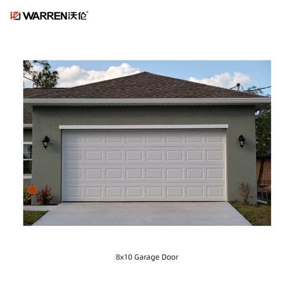 Warren 8x10 Black Garage Entry Door Glass Roller Door
