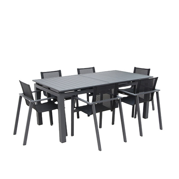 Warren Culture Outdoor Aluminum Table And Chairs Application Patio Pergola