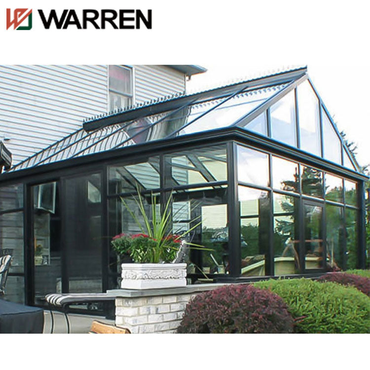 Gable roof design garden supplies aluminium profile winter sunroom
