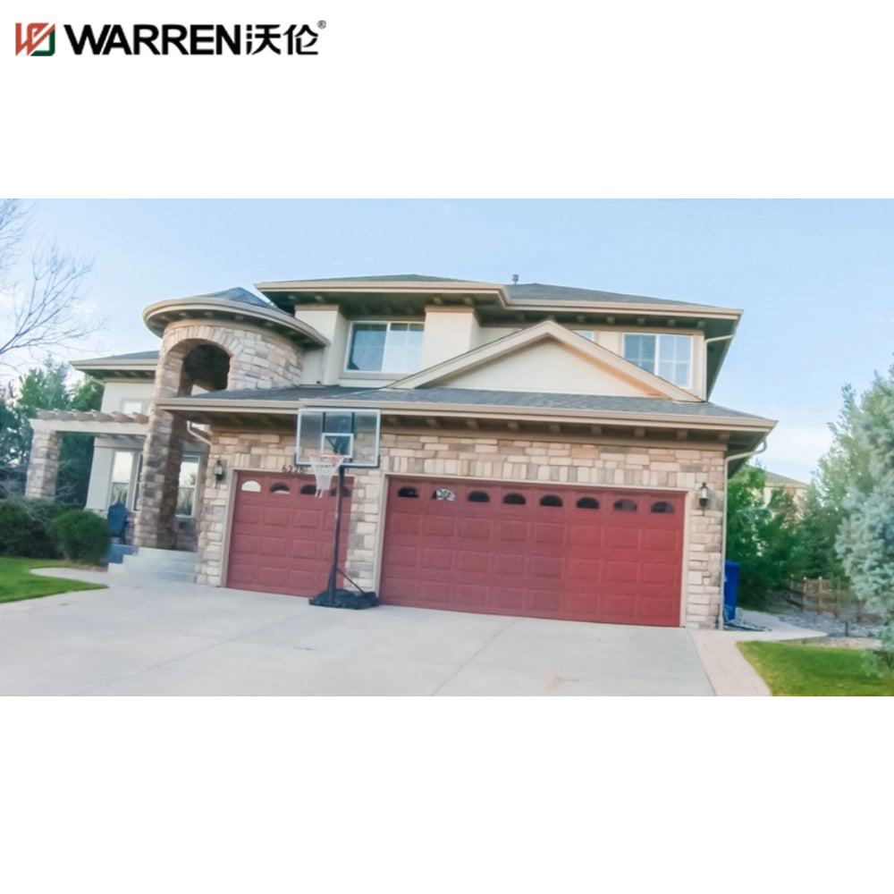 Warren 15x10 White Garage Door With Black Accents White Garage With Black Doors Black Friday Garage Doors