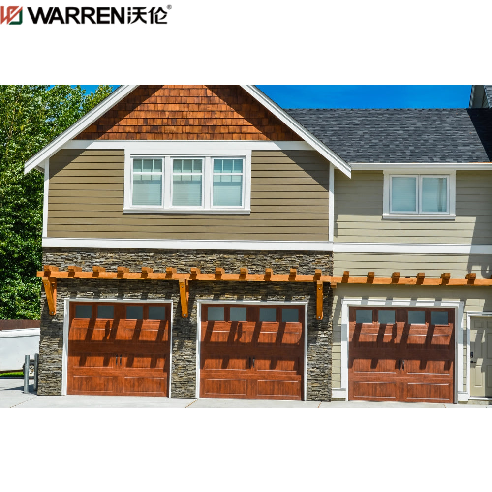 Warren 14x18 Black Glass Garage Door With Passage Door All Glass Garage Doors Prices