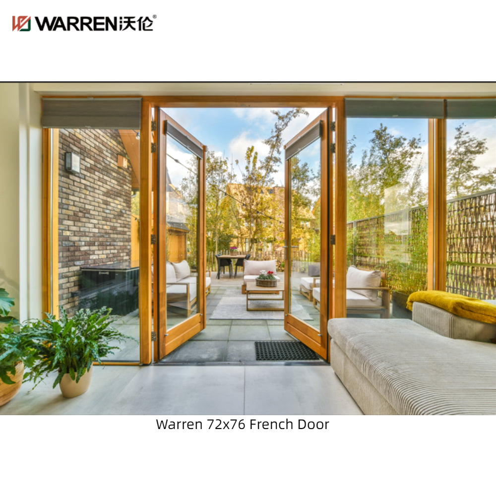 Warren 72x76 French Door With Narrow Double Doors Interior