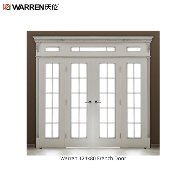 Warren 124x80 French Door Exterior With Narrow Double Doors Interior