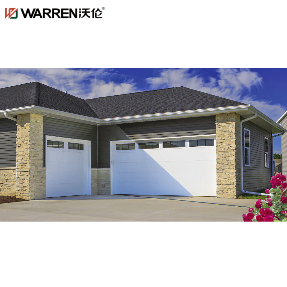 Warren 20x7 Aluminium Double Garage Door For Sale Modern Electric Garage Doors All Glass Garage Door For Sale