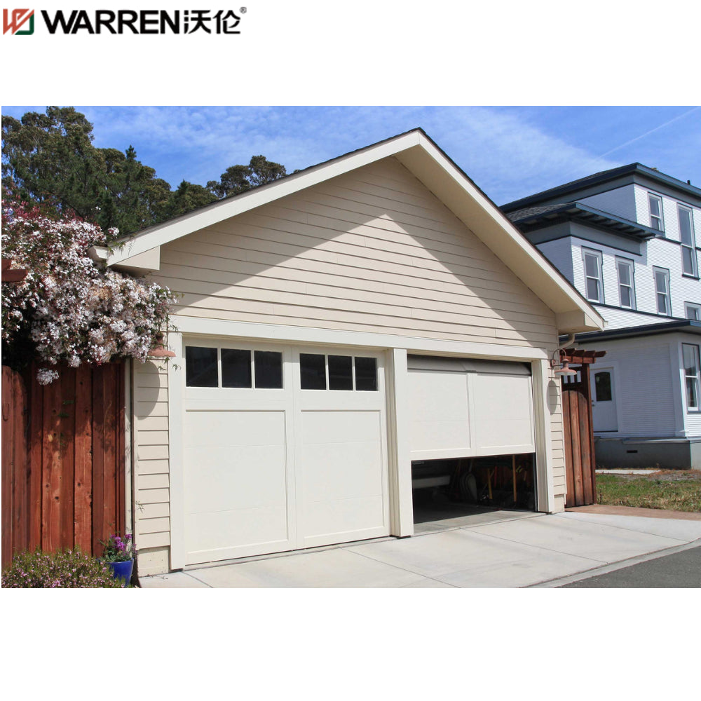 Warren 20x7 Aluminium Double Garage Door For Sale Modern Electric Garage Doors All Glass Garage Door For Sale