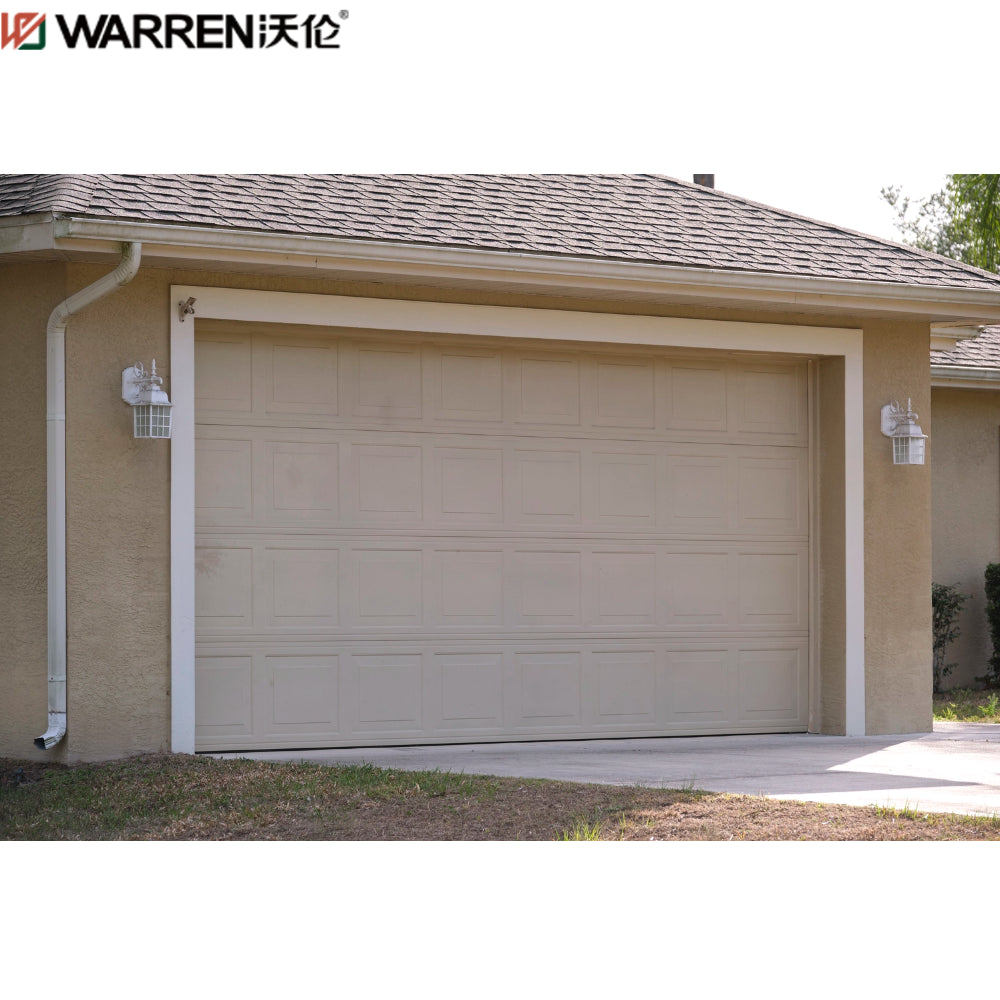 Warren 16x7 Garage Door Black Shutters And Garage Door White Garage Door With Black Hinges