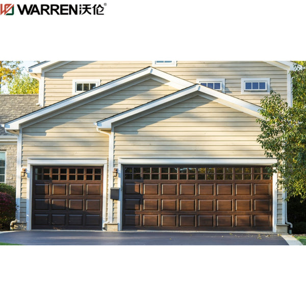 Warren 17x7 Double Door Garage Aluminium Cheap Aluminium Garage Doors For Sale Aluminum Roller Door