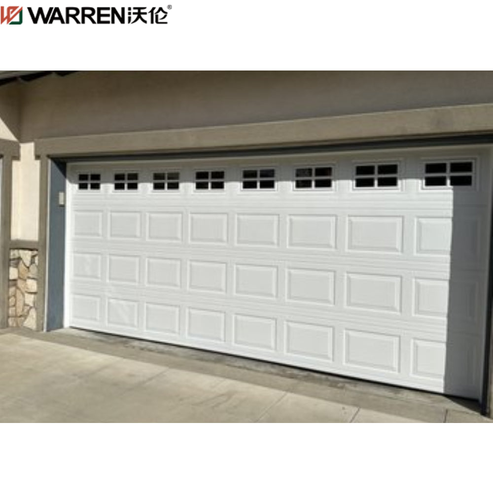 Warren 17x7 Double Door Garage Aluminium Cheap Aluminium Garage Doors For Sale Aluminum Roller Door