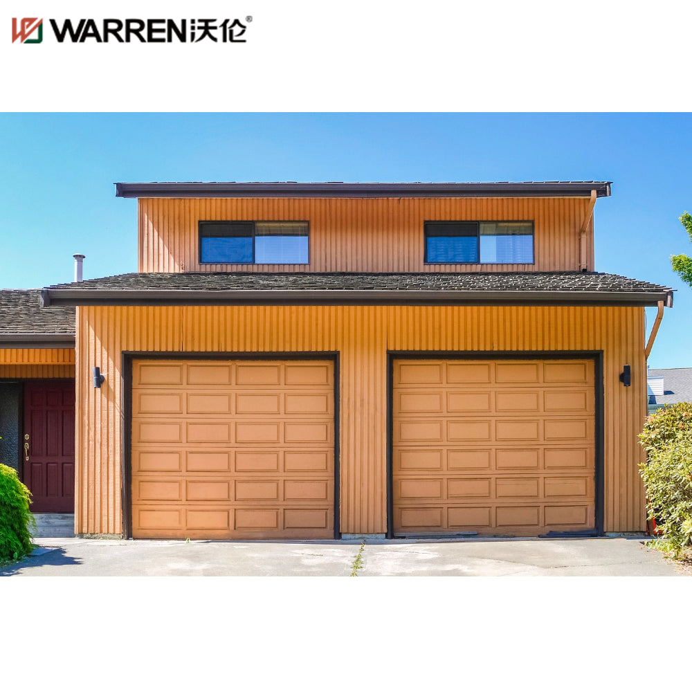 Warren 15x10 White Garage Door With Black Accents White Garage With Black Doors Black Friday Garage Doors