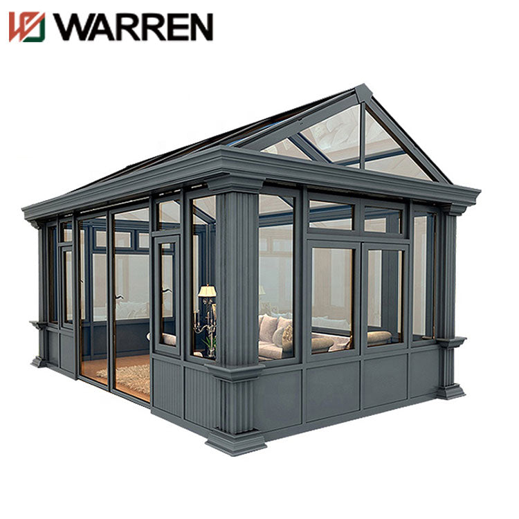 Aluminum outdoor glass house extension sunroom