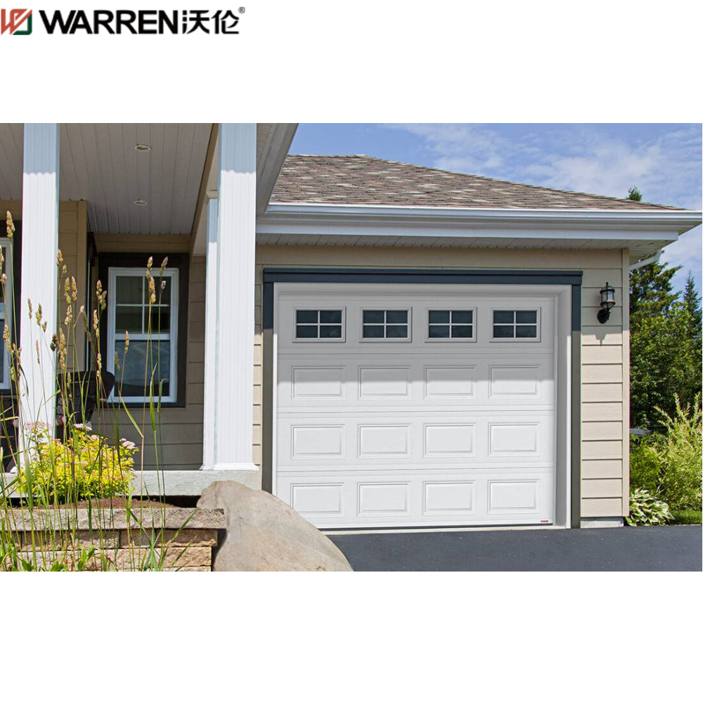 Warren 17x8 Cheap Aluminum Garage Doors Aluminium Double Door Garage Aluminium Double Garage Door For Sale