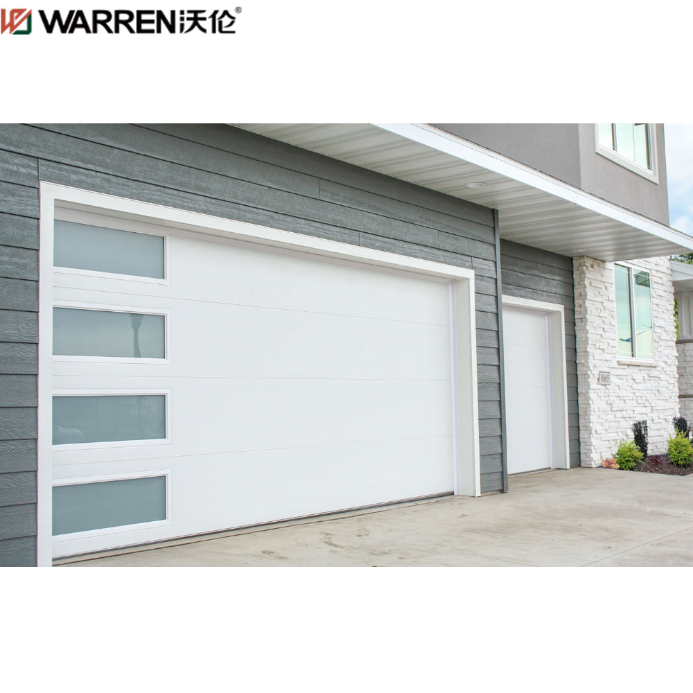 Warren 16x9 Glass Black Garage Door Black Tinted Glass Garage Door Automatic Garage Door