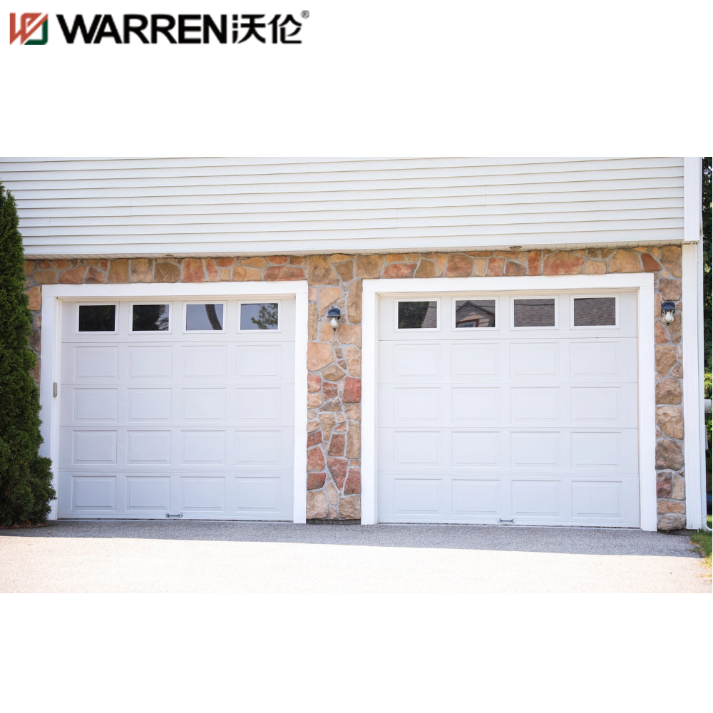 Warren 20x7 Aluminium Double Garage Door For Sale Modern Electric Garage Doors All Glass Garage Door For Sale