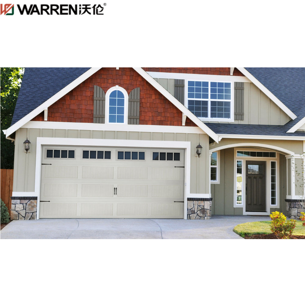 Warren 17x8 Cheap Aluminum Garage Doors Aluminium Double Door Garage Aluminium Double Garage Door For Sale