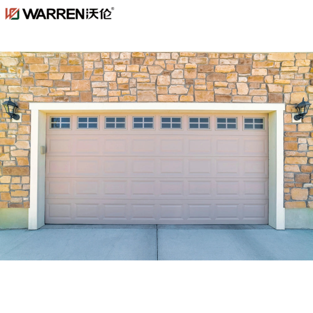 Warren 9x6 5 Black Glass Panel Garage Door Arched Garage Doors With Windows Tempered Clear Glass Garage Door