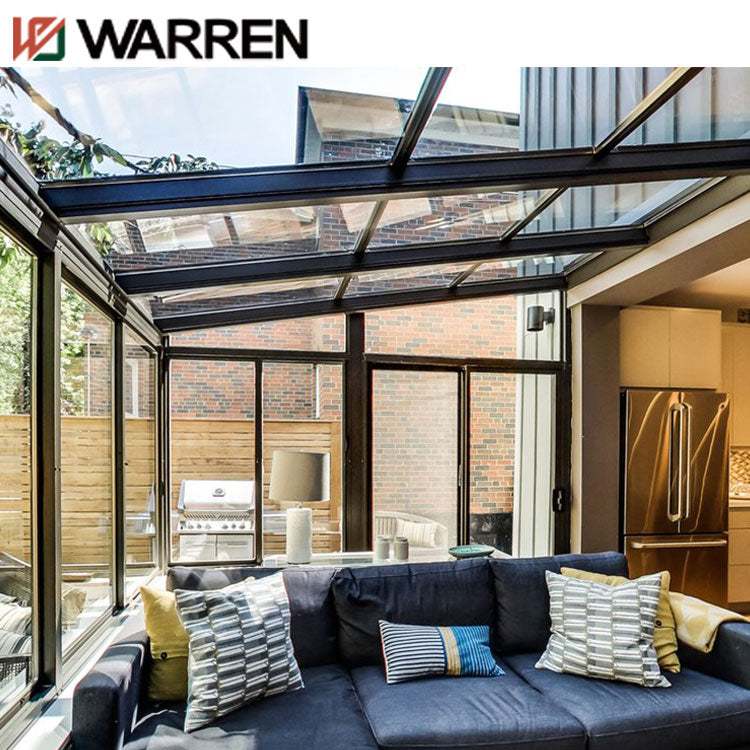 solarium free standing aluminium glass sunroom garden veranda sun room