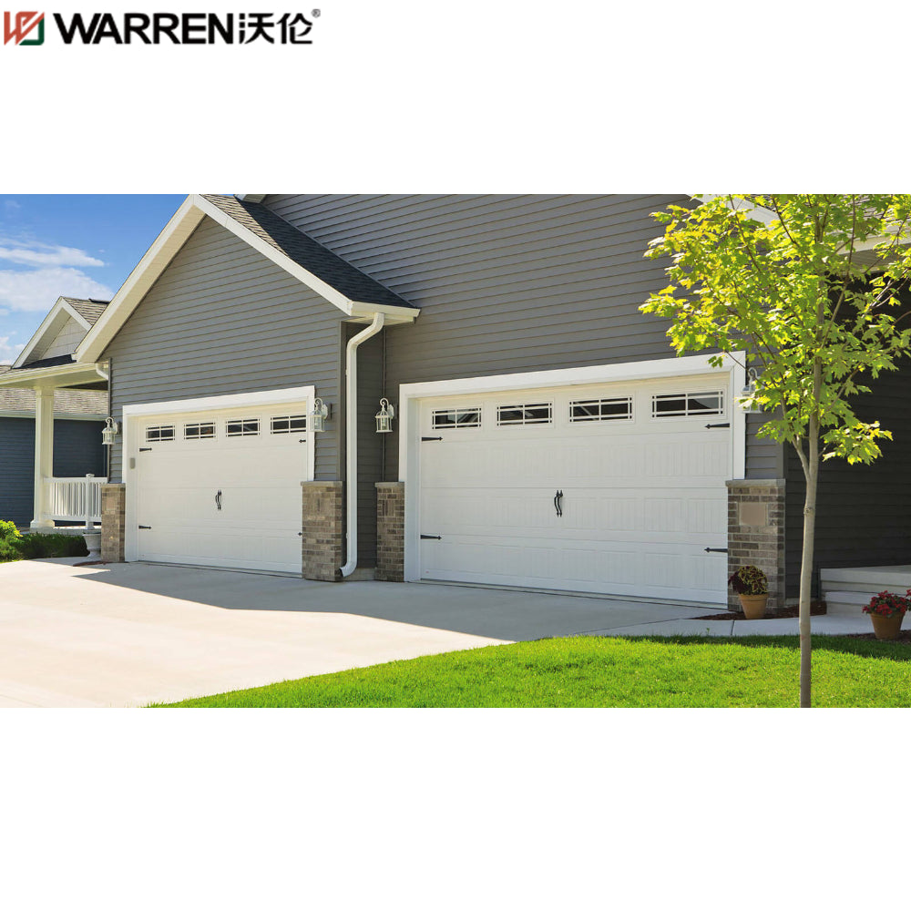 Warren 20x7 Aluminium Double Garage Door For Sale Modern Electric Garage Doors All Glass Garage Door For Sale