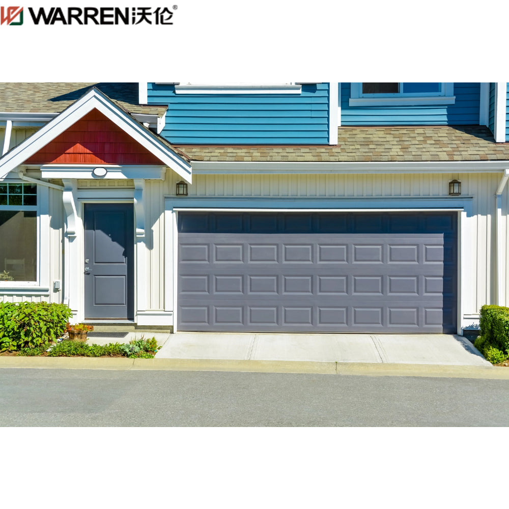 Warren 15x10 White Garage Door With Black Accents White Garage With Black Doors Black Friday Garage Doors