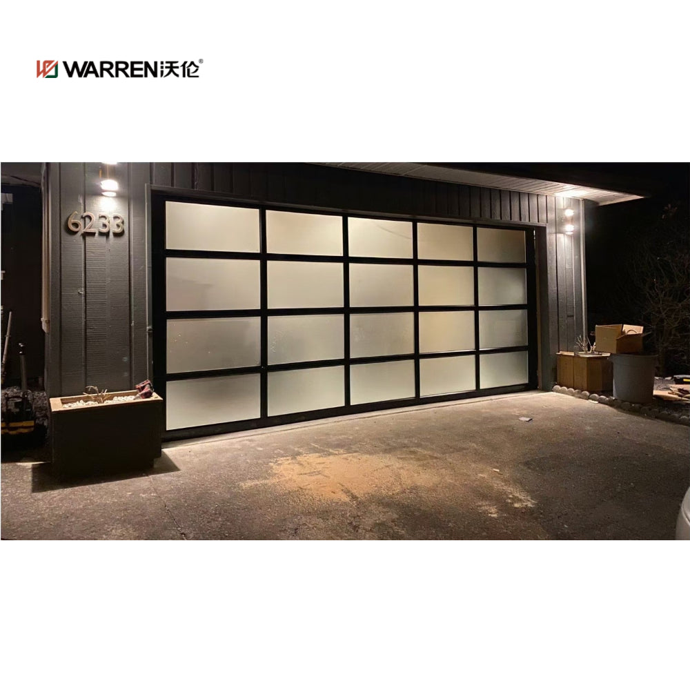 Warren 8x8 garage door aluminum glass wholesale garage door parts