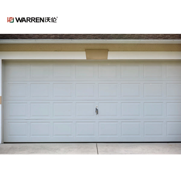 Warren 8x7 garage door horizontal track 16ft garage door steel panel