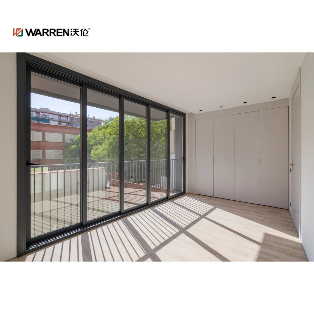 Warren 96x80 sliding door aluminum sliding glass patio door system