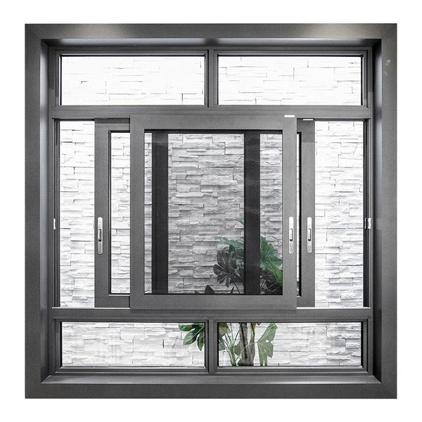 Warren 76 sliding window aluminium thermal break 6060-T66 fan shades for arched windows
