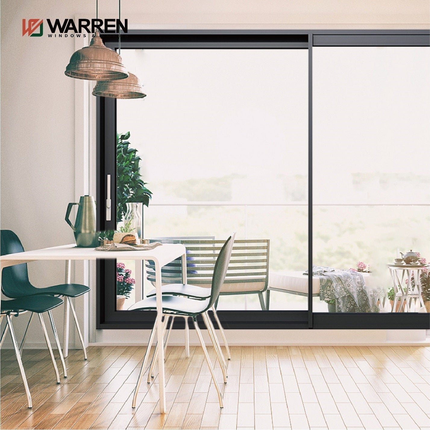 Warren 60 x 96 Sliding Patio Door 96 Inch Sliding Patio Doors Factory Price