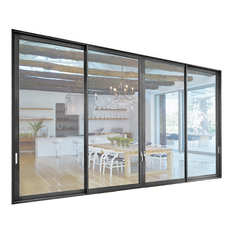 Warren interior sliding doors clear 10-12mm tempered glass for office glass wall partition doors